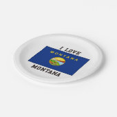 I Love Montana Papieren Bordje (Gekanteld)