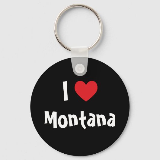 I Love Montana Sleutelhanger (Voorkant)