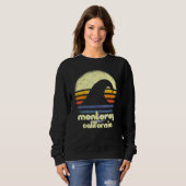 I Love Monterey Beach California Ocean Wave CA Trui (Voorkant volledig)