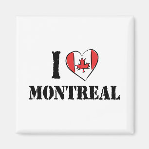 I Love Montreal Canada Magneet