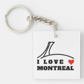 I Love Montreal Sleutelhanger (Voorkant)