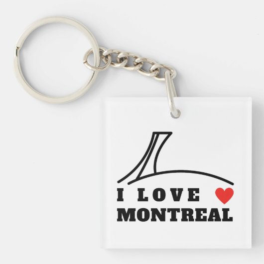 I Love Montreal Sleutelhanger (Voorkant)