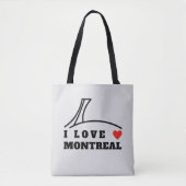 I Love Montreal Tote Bag (Voorkant)