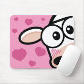 I Love Moo Cow Mousepad Muismat (Met muis)