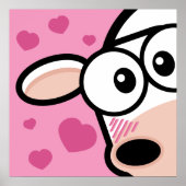 I Love Moo Koe Poster / Print (Voorkant)