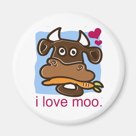 I Love Moo Magneet (Voorkant)
