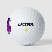 "I Love Moon" - Een grillig hemels kunstontwerp Golfballen (Logo)