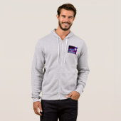 "I Love Moon" - Een grillig hemels kunstontwerp Hoodie (Voorkant volledig)