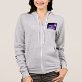 "I Love Moon" - Een grillig hemels kunstontwerp Hoodie (Voorkant)
