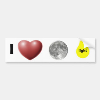 i love moonlight bumpersticker