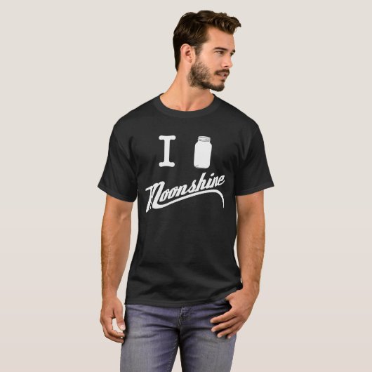 I Love Moonshine T-shirt (Voorkant volledig)