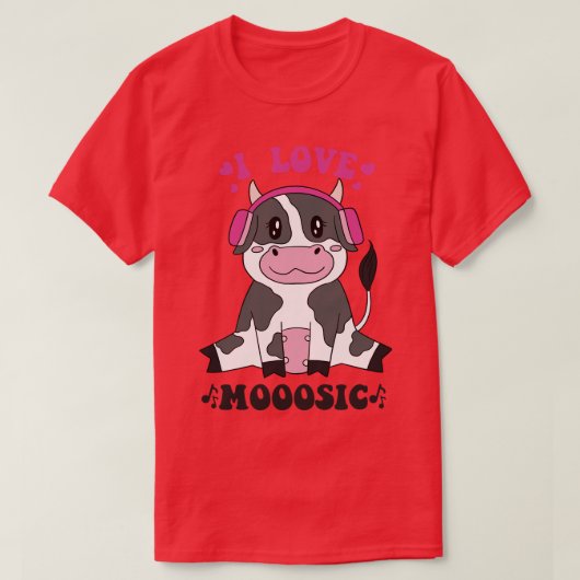 I Love Mooosic T-shirt (Design voorkant)