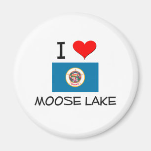 I Love Moose Lake Minnesota Magneet
