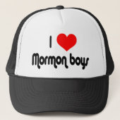 I Love Mormon Boys Trucker Pet (Voorkant)