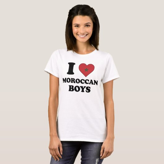 I love Moroccan Boys T-shirt (Voorkant volledig)