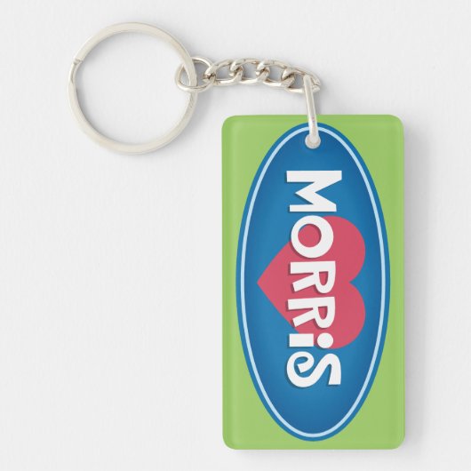 I Love MORRIS Sleutelhanger (Voorkant)