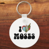 I Love Moses Sleutelhanger (Voorkant)