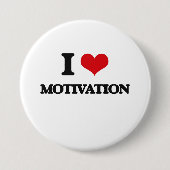 I Love Motivation Ronde Button 7,6 Cm (Voorkant)