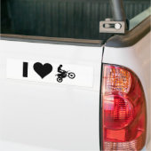 I Love Motocross Bumpersticker (Op Truck)