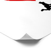 I Love Motocross (verticaal) Poster (Hoek)