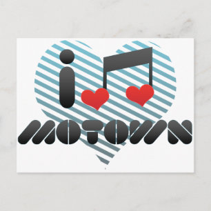 I Love Motown Briefkaart