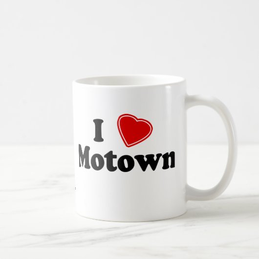 I Love Motown Koffiemok (Rechts)