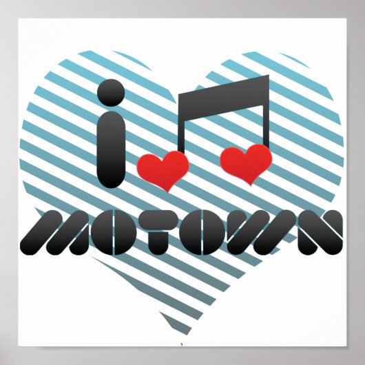 I Love Motown Poster (Voorkant)