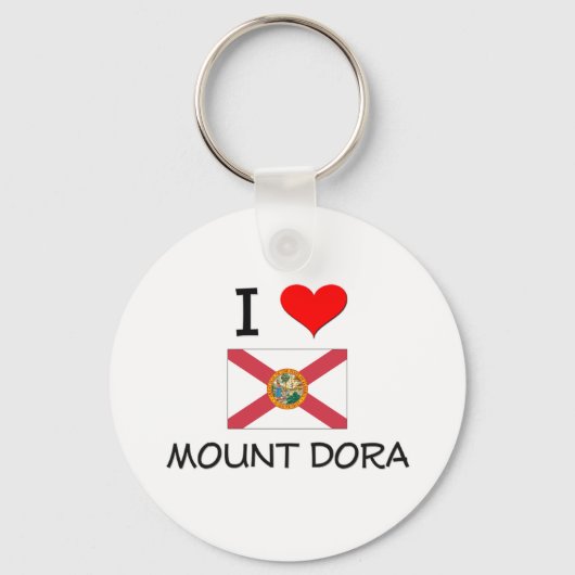 I Love MOUNT DORA Florida Sleutelhanger (Voorkant)