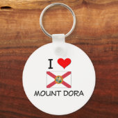 I Love MOUNT DORA Florida Sleutelhanger (Voorkant)