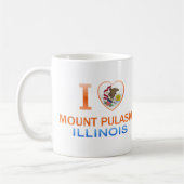 I Love Mount Pulaski, IL Koffiemok (Links)