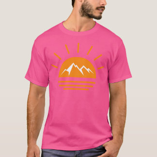 I Love Mountains Sunset 3 Actief T-shirt