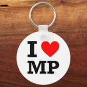 I Love MP Design Sleutelhanger (Voorkant)