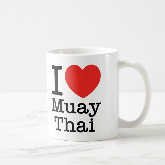 I Love Muay Thai Koffiemok (Rechts)