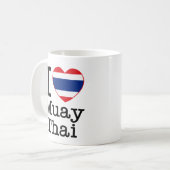 I Love Muay Thai Koffiemok (Voorkant links)