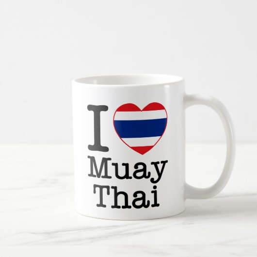 I Love Muay Thai Koffiemok (Rechts)