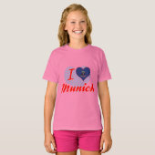 I Love München, North Dakota T-shirt (Voorkant volledig)