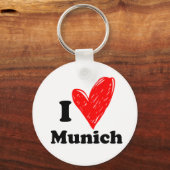 I love Munich Sleutelhanger (Voorkant)