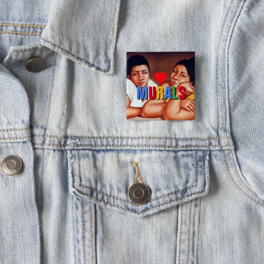 I Love Murals™ Button (In situ)