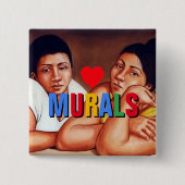 I Love Murals™ Button (Voorkant)