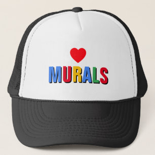 I Love Murals™ Trucker Hat Pet