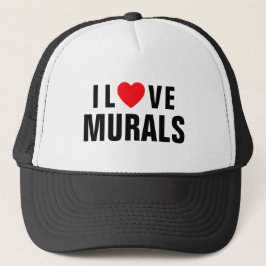 I Love Murals™ Trucker Hat Trucker Pet