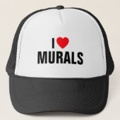 I Love Murals™ Trucker Hat Trucker Pet (Voorkant)
