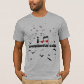 I Love Mushroom Jazz T-shirt (Voorkant)