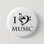 I Love Music Button (Voorkant)
