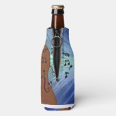 I Love Music Guitar Bottle and Koelbox Flesjeskoeler (Fles Achterkant)