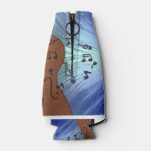 I Love Music Guitar Bottle and Koelbox Flesjeskoeler (Achterkant)