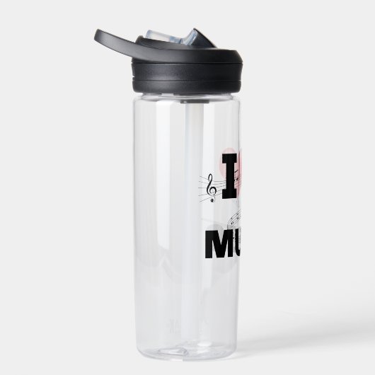 I Love Music, popular design Waterfles (Rechts)