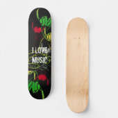 I Love Music skateboard 2 (SK1632) (Voorkant)