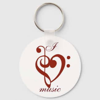 I Love Music Sleutelhanger