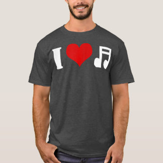 I Love Music Tshirt